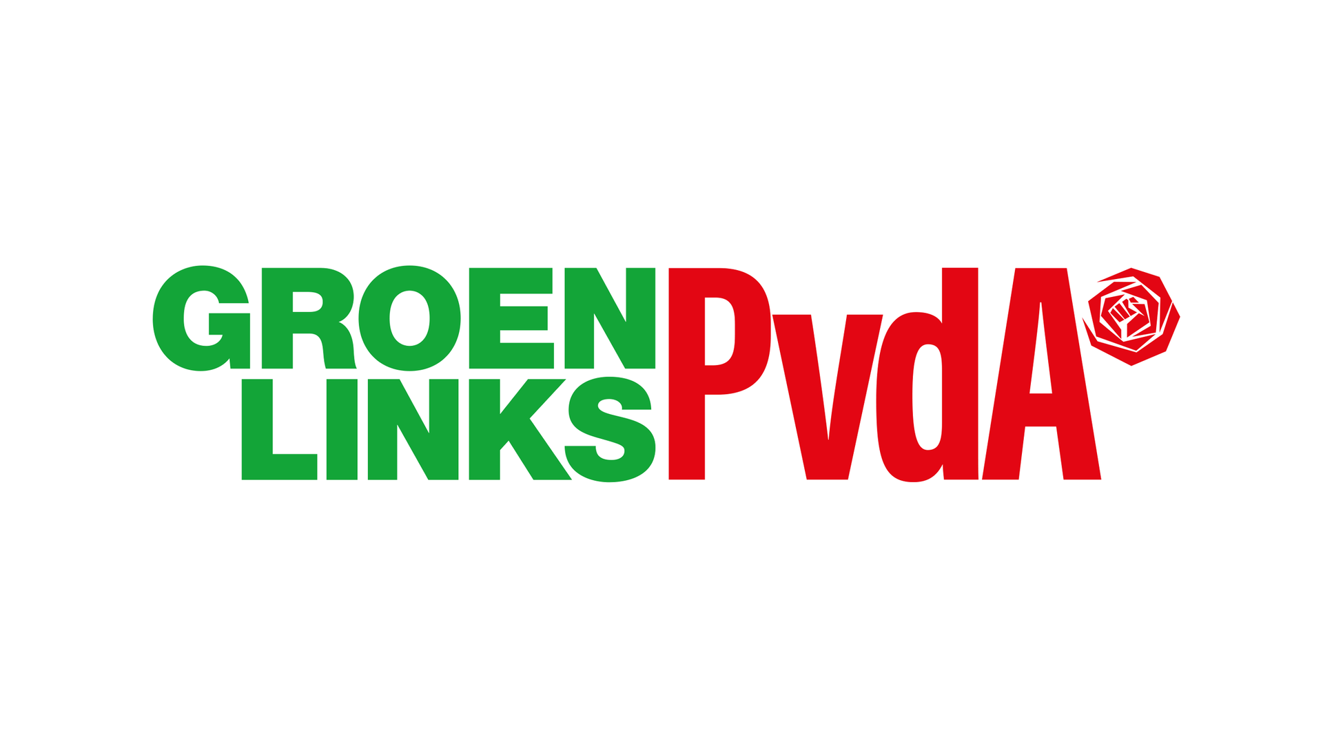 Het logo van GroenLinks en PvdA